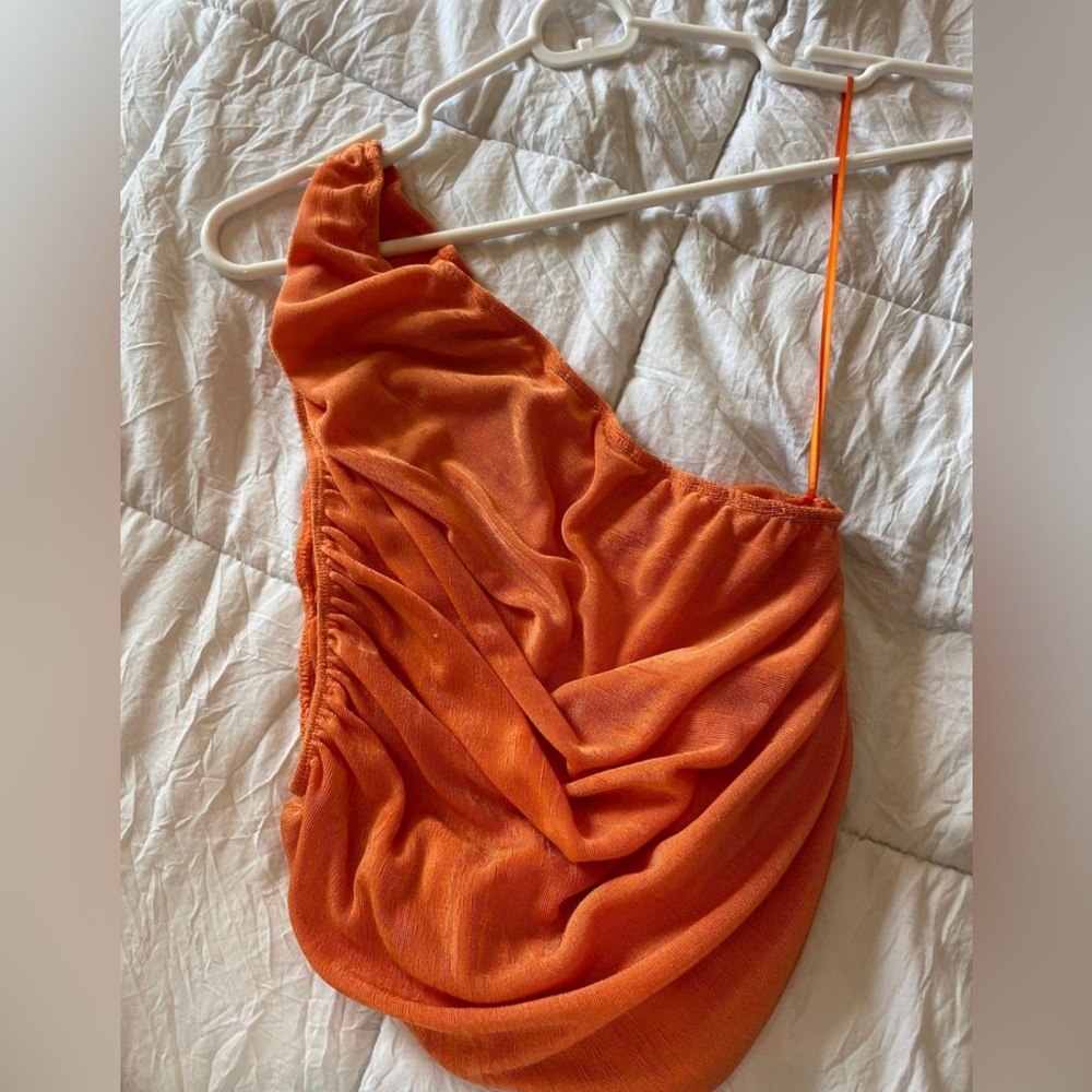 Princess Polly orange one strap top